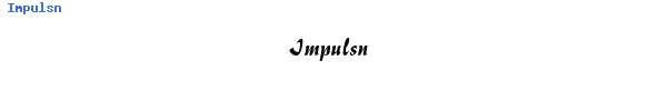 Fuente Impulsn.ttf