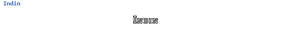 Fuente Indin.ttf