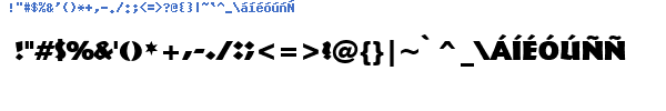 Fuente Infr011k.ttf