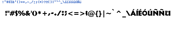 Fuente Infr011n.ttf