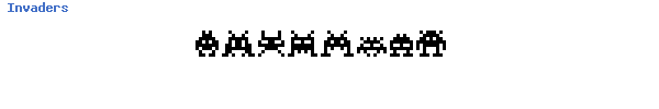 Fuente Invaders.ttf