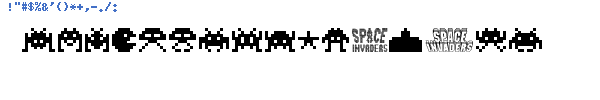 Fuente Invaders.ttf