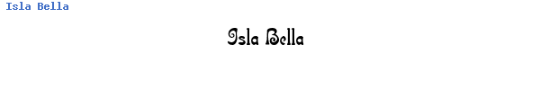 Fuente Isla Bella.ttf