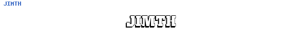 Fuente JIMTH.TTF