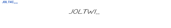 Fuente JOLTWI__.TTF