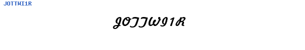Fuente JOTTWI1R.TTF