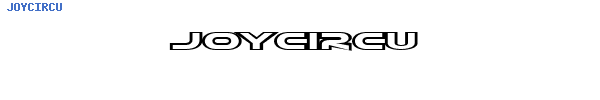 Fuente JOYCIRCU.TTF