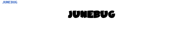 Fuente JUNEBUG.TTF