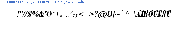 Fuente JUNEWI1I.TTF