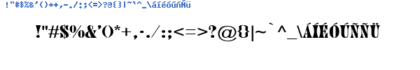 Fuente JUNEWI1R.TTF