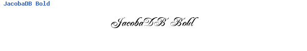 Fuente JacobaDB Bold.ttf
