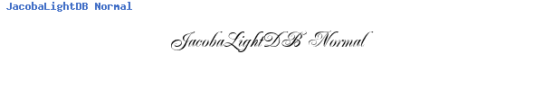 Fuente JacobaLightDB Normal.ttf