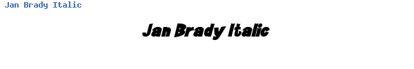 Fuente Jan Brady Italic.ttf