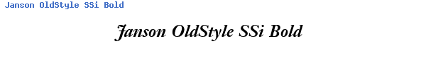 Fuente Janson OldStyle SSi Bold.ttf