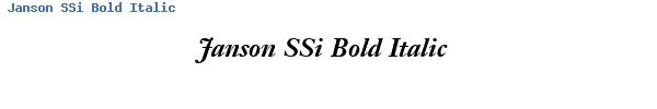 Fuente Janson SSi Bold Italic.ttf