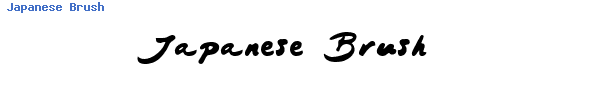 Fuente Japanese Brush.ttf
