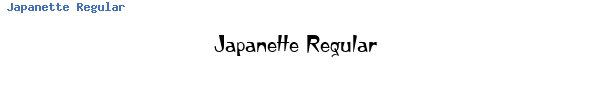 Fuente Japanette Regular.ttf