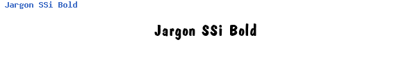 Fuente Jargon SSi Bold.ttf