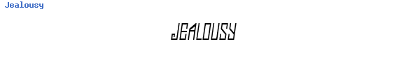 Fuente Jealousy.TTF