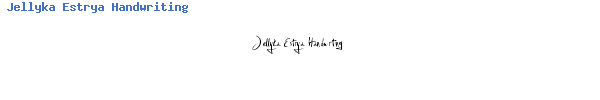 Fuente Jellyka Estrya Handwriting.ttf