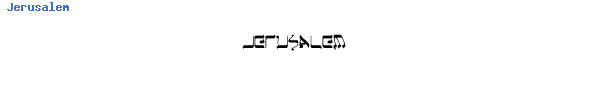 Fuente Jerusalem.ttf