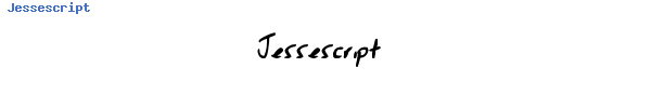 Fuente Jessescript.ttf