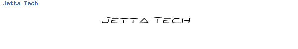 Fuente Jetta Tech.ttf