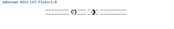 Fuente Jokerman Alts LET Plain-1.0.ttf
