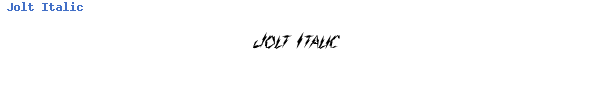 Fuente Jolt Italic.ttf