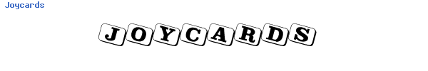 Fuente Joycards.ttf