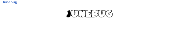 Fuente Junebug.ttf