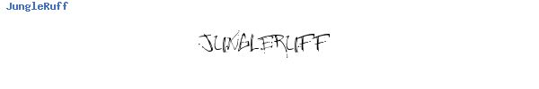 Fuente JungleRuff.ttf