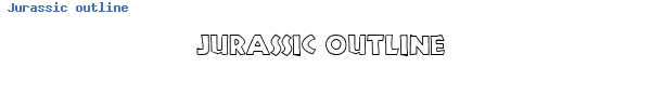 Fuente Jurassic outline.ttf