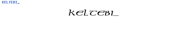Fuente KELTEBI_.TTF