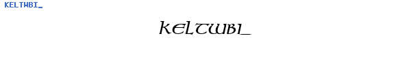 Fuente KELTWBI_.TTF