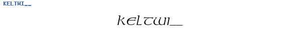 Fuente KELTWI__.TTF