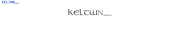 Fuente KELTWN__.TTF