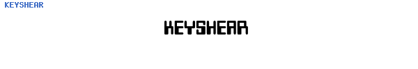 Fuente KEYSHEAR.TTF