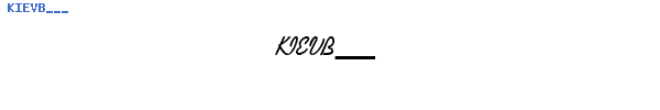 Fuente KIEVB___.TTF