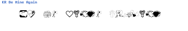 Fuente KR Be Mine Again.ttf