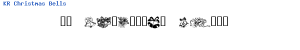 Fuente KR Christmas Bells.ttf