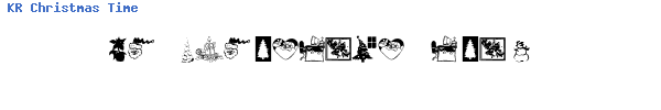 Fuente KR Christmas Time.ttf