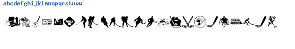 Fuente KR Hockey Dings.ttf