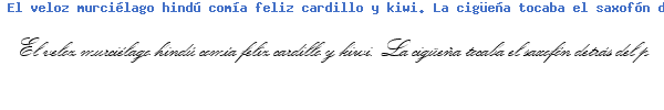 Fuente KUNSTLER.TTF