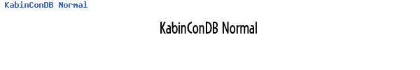 Fuente KabinConDB Normal.ttf