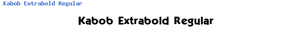 Fuente Kabob Extrabold Regular.ttf