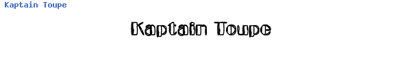 Fuente Kaptain Toupe.ttf