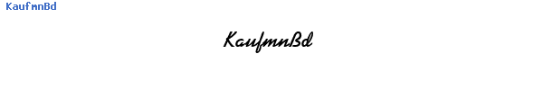 Fuente KaufmnBd.ttf