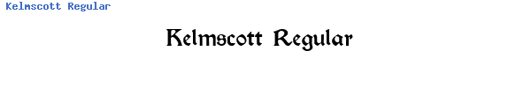 Fuente Kelmscott Regular.ttf