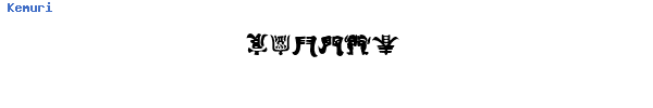 Fuente Kemuri.ttf